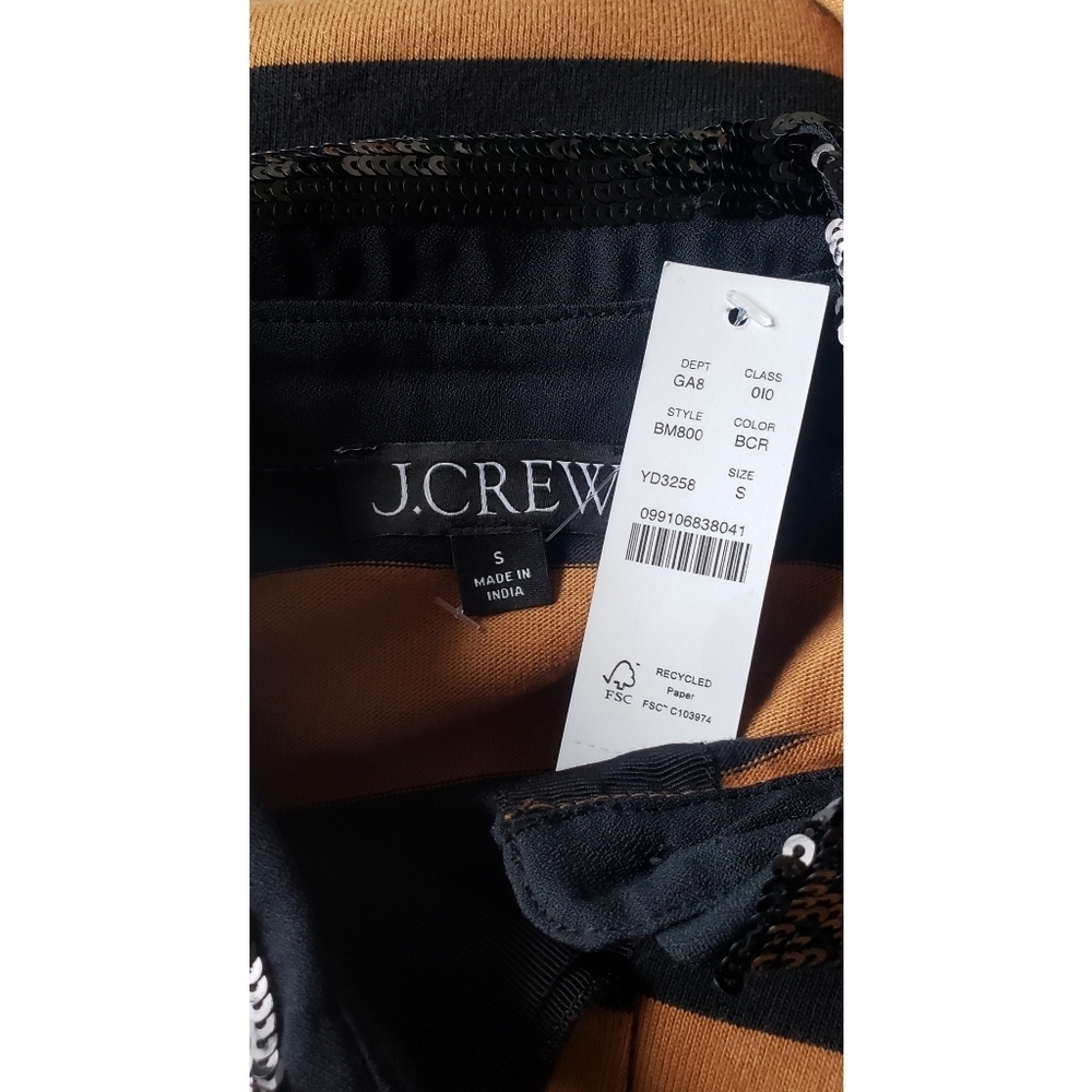 30. J.Crew Striped sequin rugby shirt - Picture 6 of 6